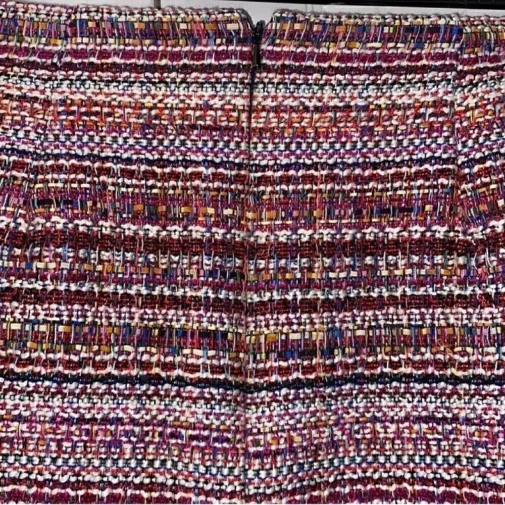 Halogen Tweed Multi-Colored Mini Skirt(Size 2 Petite)